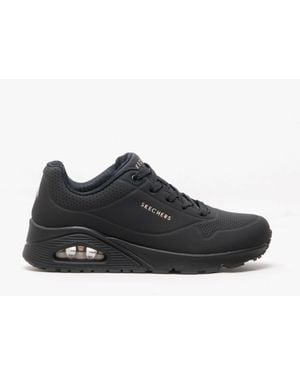Skechers Uno Stand On Air Ladies Trainers - Black