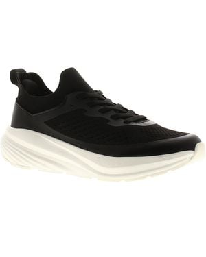 Surge Running Trainers Memory Foam Amren Lace Up - Black