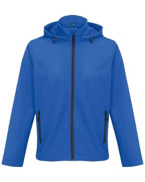 Sol's Race Hooded Soft Shell Jacket (Royal) - Blue