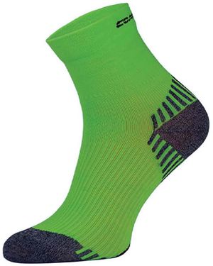 Comodo 1 Pack Low Cut Ankle Compression Running Socks - Green