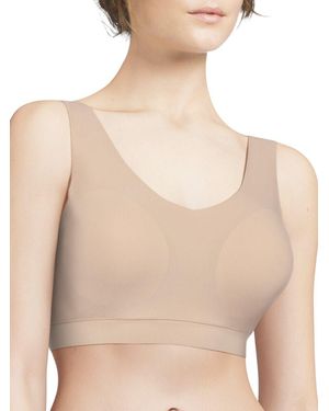 Chantelle Softstretch V-Neck Jersey Crop Top - Natural