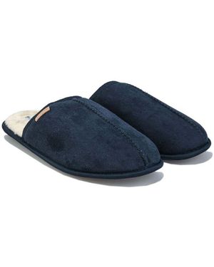 Ben Sherman Country Club Mule Slippers - Blue