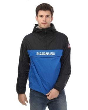 Napapijri Coubertin Logo Jas In Marineblauw