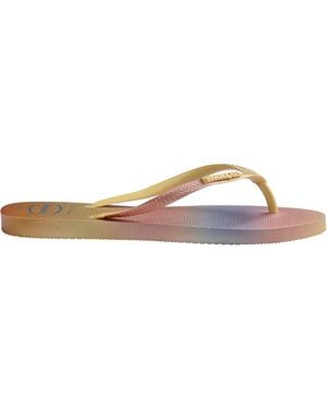 Havaianas Hav. Slim Gradient Sunset Ballet Ro Flip Flops - Brown