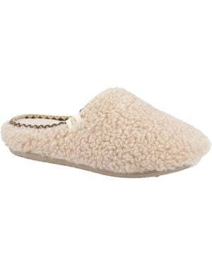 Hush Puppies Good Textile Slippers - Natural