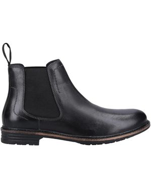 Hush Puppies Justin Leather Chelsea Boots - Black