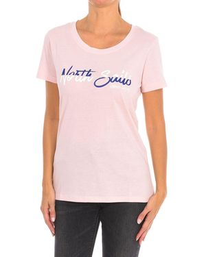 North Sails Short Sleeve T-Shirt 9024310 - Pink