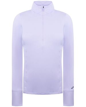 Brooks Dash 1/2 Zip Running Top - Purple