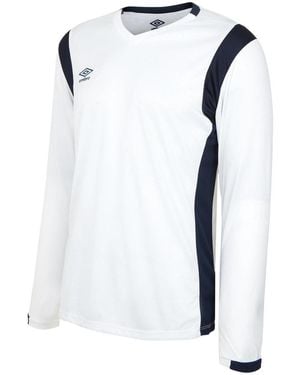 Umbro Spartan Long-Sleeved Jersey /Dark) - White