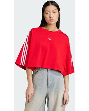 adidas Originals Adilenium Season 3 Boxy Oversized Tee - Red