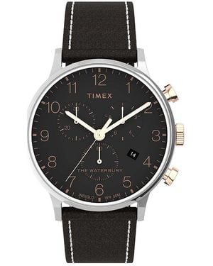 Timex Tw2T71500 Waterbury Classic Watch - Black