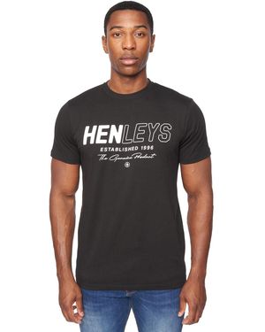 Henleys Melvern T-Shirt - Black