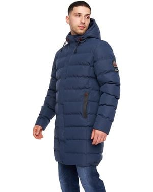 Crosshatch Longkamp Jacket - Blue