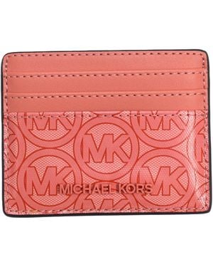 Michael Kors Card Holder 35S2T2Jd3C - Red