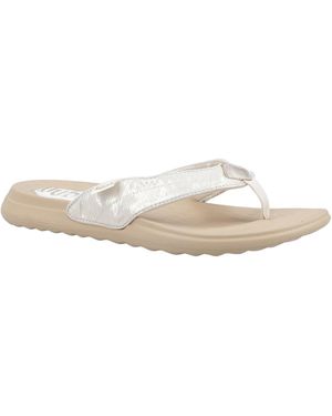 HEYDUDE Christi Flip Classic Polyurethane Sandals - White