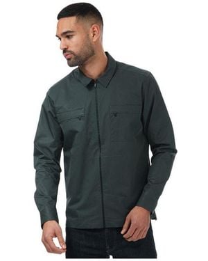 Ted Baker Rooteen Technical Feel Shacket - Blue