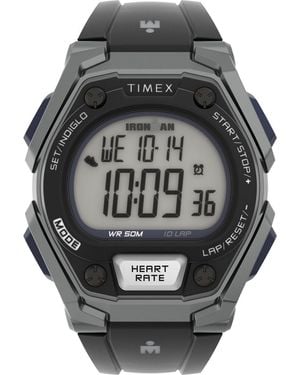 Timex Ironman Classic C30 Watch Tw5M51200 Resin - Grey