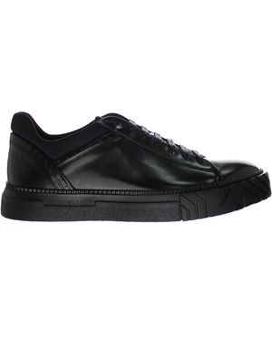 Armani Emporio Trainers Leather - Black