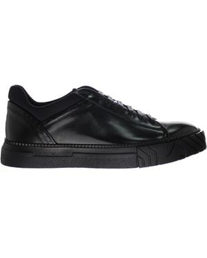 Armani Emporio Trainers Leather - Black
