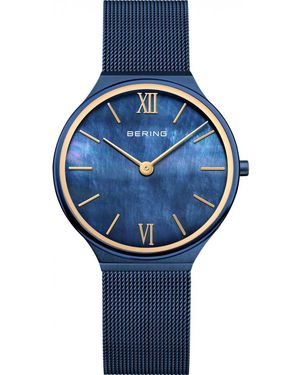 Bering Time 18434-397 Ladies Classic Watch - Blue
