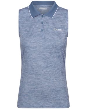 Regatta Ladies Tima Ii Sleeveless Polo Shirt (Coronet) - Blue