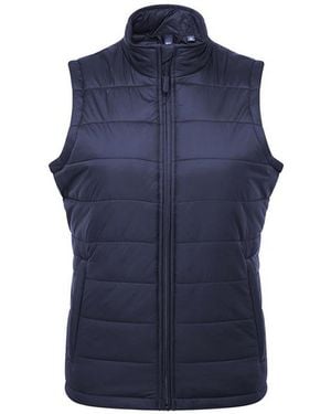 PREMIER Ladies Recyclight Gilet - Blue