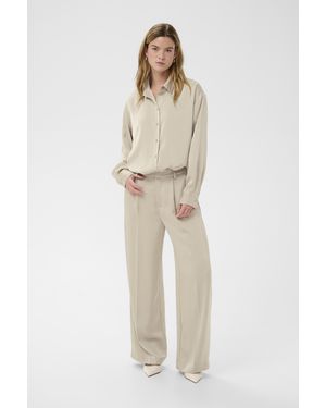 Kaffe Pants Suiting Karory Pants Suiting Classic Fit - Naturel
