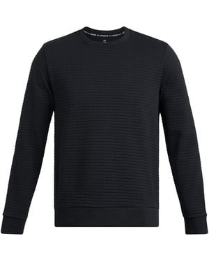 Under Armour Unstoppable Crew Neck Ribbed Collar Long Sleeve Jumper - Blue