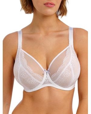 Freya Posie High Apex Plunge Bra - White