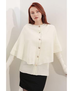 Bigdart Ribbed Textured Long Sleeve Button-Up Cardigan - Natural
