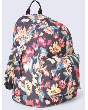 Mountain Warehouse Printed Classic Rucksack Spacious Comfy Adjustable Strap Heavy Duty Backpack - Grey