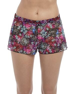 Freya Forest Song Lounge Shorts Fabric - Red