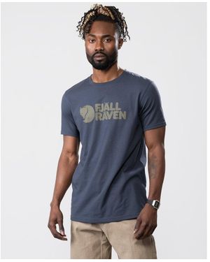 Fjallraven Logo T-Shirt - Blue