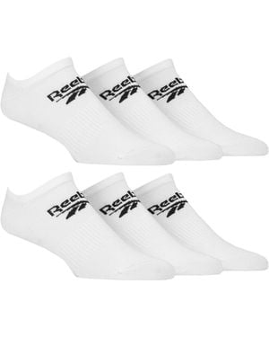 Reebok Low Cut Breathable Trainer Sport Socks - White