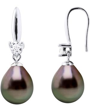 Ateliers Saint Germain Earrings 925 & Cubic Zirconia - Brown