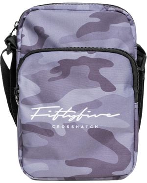 Crosshatch Demilare Camo Crossbody Bag - Purple