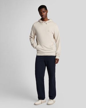 Lyle & Scott Drawstring Tapered Chino - Natural