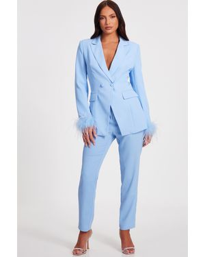 Quiz Tailored Trousers - Blue