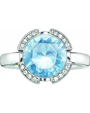 Thomas Sabo Tr2038-059-31-56 Ladies Ring Sterling - Blue