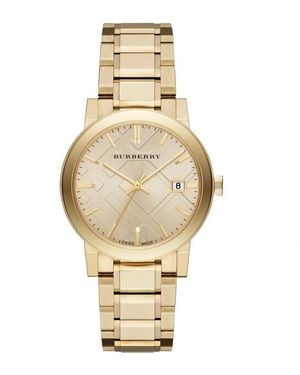 Burberry Bu9033 The City Watch - Metallic