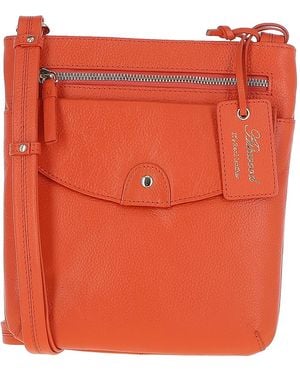 Ashwood Leather 'Five Cb' Real Cross Body Bag - Orange