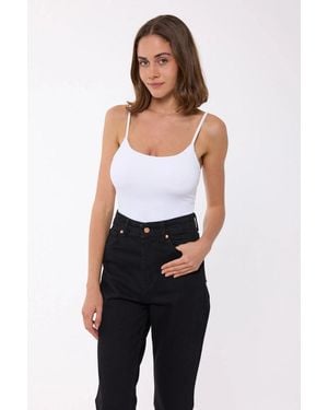 Hiccup Basic Woven Spaghetti-Strap Body - Blue