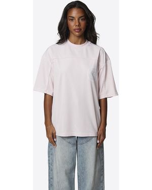 Good For Nothing Double Layered Mesh Jersey T-Shirt - White