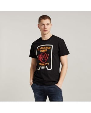 G-Star G-Star Raw Graphic T-Shirt - Black