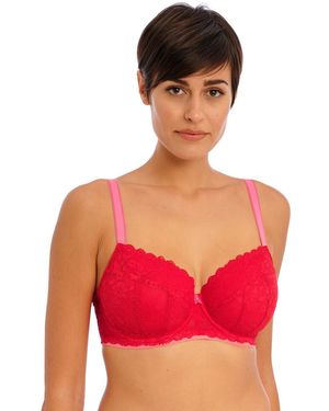 Freya 5453 Offbeat Half Cup Bra - Red
