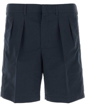 Tom Ford Cotton Blend Bermuda Shorts - Blue