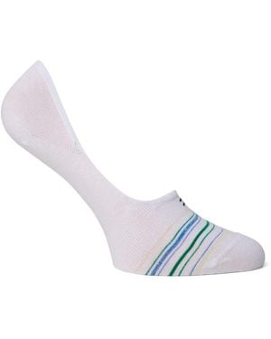 Tommy Hilfiger Ribbed Liner No Show Socks - Blue