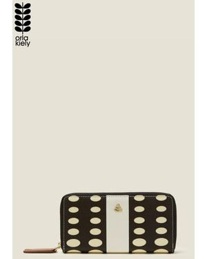 Orla Kiely Forget Me Not Wallet - Black