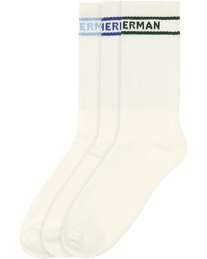 Ben Sherman Ivy Ribbed Sport Socks (Pack Of 3) - Natural