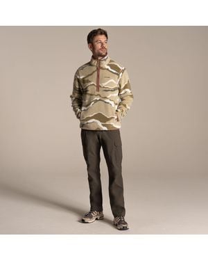 Craghoppers National Trust Rawthey Fleece Top (Cardamom) - Green